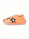 Soft Infant Booties - Orange