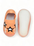 Soft Infant Booties - Orange