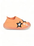 Soft Infant Booties - Orange