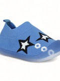 Soft Infant Booties - Blue