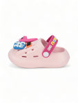 Surf Board Applique Anti-Slip Clogs - Cream
