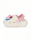 Surf Board Applique Anti-Slip Clogs - Yellow