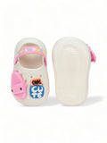 Surf Board Applique Anti-Slip Clogs - Yellow