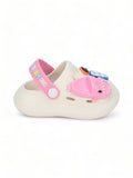 Surf Board Applique Anti-Slip Clogs - Yellow