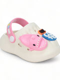 Surf Board Applique Anti-Slip Clogs - Yellow