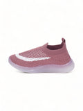 Casual Slip On Shoes With Light - Purple