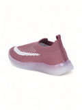 Casual Slip On Shoes With Light - Purple