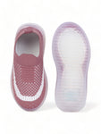 Casual Slip On Shoes With Light - Purple