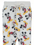 Mickey Mouse Printed Hooded Fleece Tracksuit  - Cream