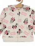 Minnie Mouse Printed Hooded Fleece Tracksuit  - White