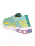 Casual Slip On Shoes With Led Light - Green