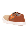 Coolz Casual Shoes With Velcro Closing - Brown