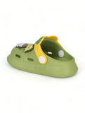 Animal Applique Anti-Slip Clogs - Green