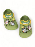 Animal Applique Anti-Slip Clogs - Green