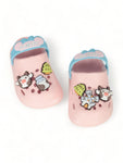 Animal Applique Anti-Slip Clogs - Pink