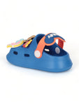 Bear Applique Anti-Slip Clogs - Navy Blue