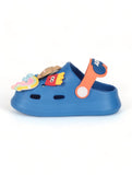 Bear Applique Anti-Slip Clogs - Navy Blue