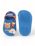 Bear Applique Anti-Slip Clogs - Navy Blue