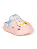 Rabbit Applique Anti-Slip Clogs - Pink