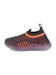 Unisex Casual Slip On Shoes With Led Light - Grey