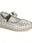 Bellies With Velcro Closure - Silver