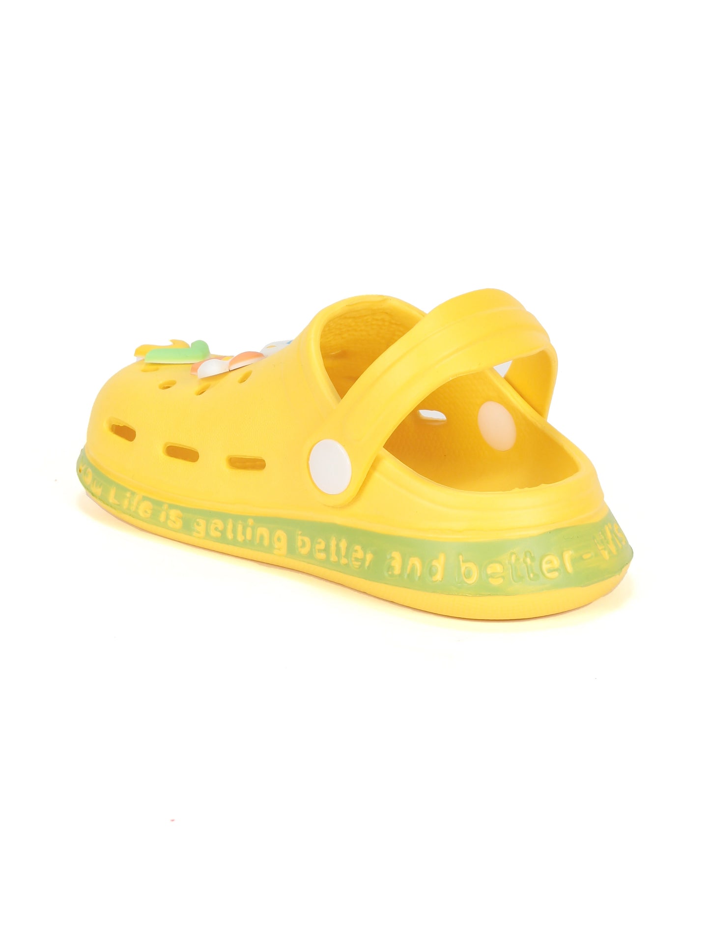 Pilot Applique Anti-Slip Clogs - Yellow