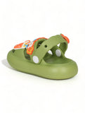Bear Applique Anti-Slip Sandal - Green