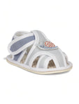 Booties with Velcro Closure & Character Applique - Blue