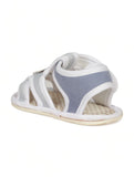 Booties with Velcro Closure & Character Applique - Blue