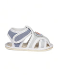 Booties with Velcro Closure & Character Applique - Blue