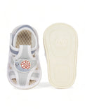 Booties with Velcro Closure & Character Applique - Blue