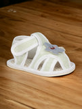 Booties with Velcro Closure & Character Applique - Green