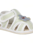 Booties with Velcro Closure & Character Applique - Green