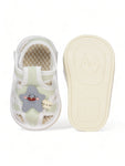 Booties with Velcro Closure & Character Applique - Green