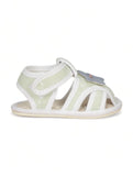 Booties with Velcro Closure & Character Applique - Green