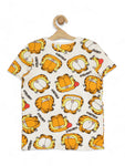 Garfield Printed Tshirt - White