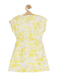 Floral Print Frock - Yellow