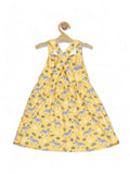 Floral Print Frock - Yellow