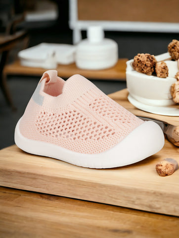 Soft Infant Booties - Peach