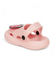 Animal Applique Anti-Slip Clogs - Pink