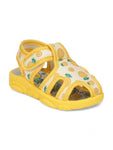 Coolz Musical Chu Chu Sandals With Velcro Closing - Mustard