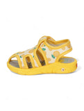 Coolz Musical Chu Chu Sandals With Velcro Closing - Mustard