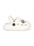 Balloon Applique Anti-Slip Clogs - White