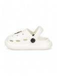 Balloon Applique Anti-Slip Clogs - White