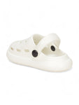 Balloon Applique Anti-Slip Clogs - White