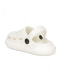Balloon Applique Anti-Slip Clogs - White