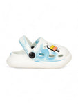 Marble Look Ice Cream Applique Anti-Slip Clogs - White