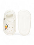 Ice Cream Applique Anti-Slip Clogs - White