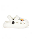 Ice Cream Applique Anti-Slip Clogs - White