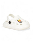 Ice Cream Applique Anti-Slip Clogs - White